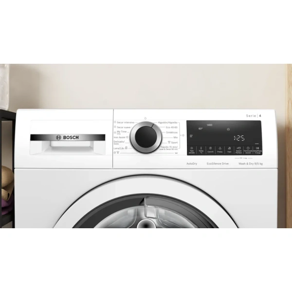 Bosch-Lavadora-secadora, 9/5 kg, 1400 r.p.m., Blanco,Serie 4, WNA13401ES - Imagen 9