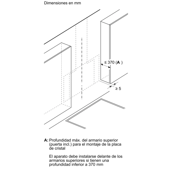 Bosch- Campana decorativa de pared, 90 cm, Cristal negro, Negro,Serie 8,DWK91LT60 - Imagen 2