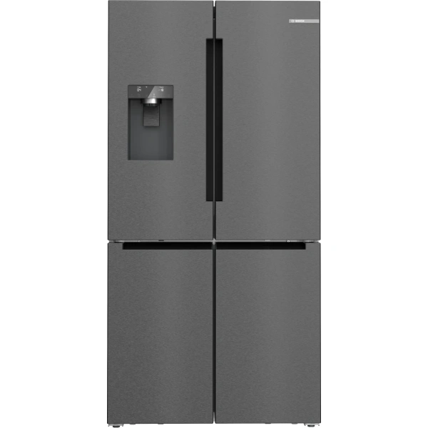 Bosch-Multipuerta, 183 x 90.5 cm, Acero negro antihuellas, Total NoFrost,Serie 6, KFI96AXEA