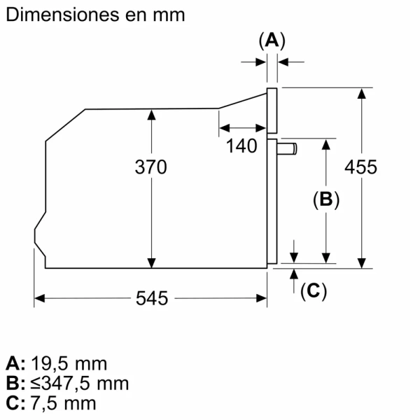 Bosch- Microondas integrable, 60 x 45 cm, Negro,Serie 8,CEG732XB1 - Imagen 4