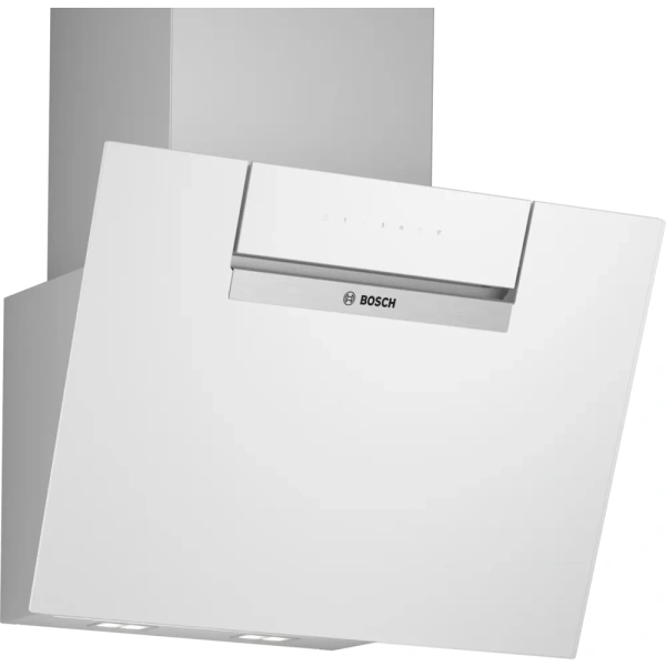 Bosch- Campana decorativa de pared, 60 cm, Cristal blanco, Cristal blanco,Serie 4,DWK67FN20