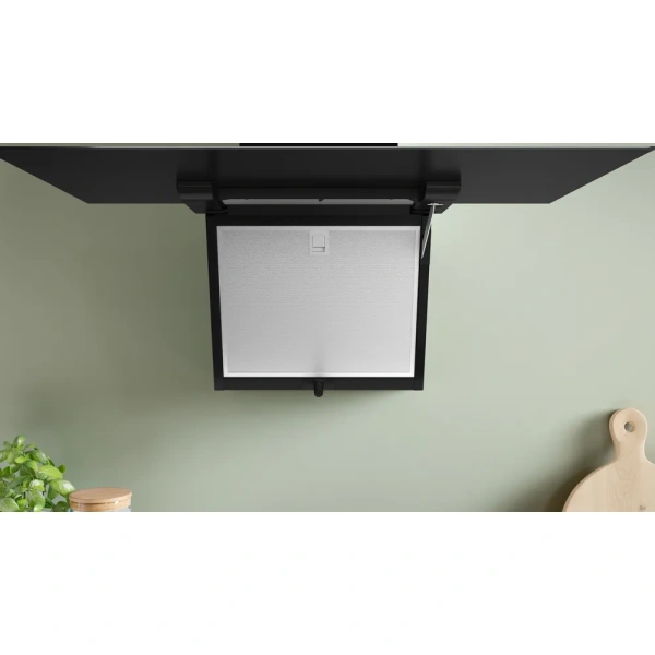 Bosch- Campana decorativa de pared, 80 cm, Cristal negro,Serie 4,DWK87FN60 - Imagen 8