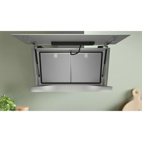 Bosch-Campana decorativa de pared, 90 cm, Cristal blanco, Cristal blanco,Serie 8, DWK91LT20 - Imagen 10