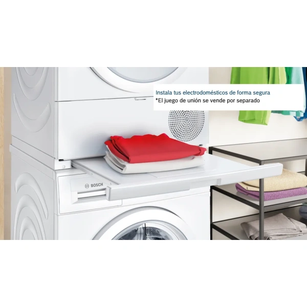 Bosch-Secadora con bomba de calor, 9 kg, Blanco,Serie 6, WQG245D1ES - Imagen 9