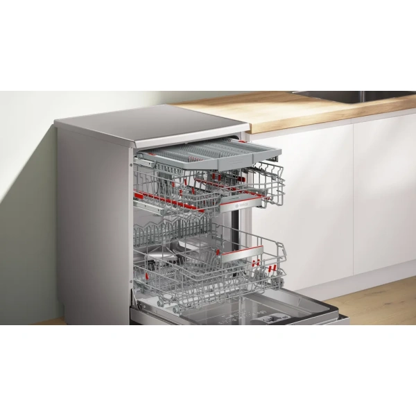 Bosch-Lavavajillas de libre instalación, 60 cm, Acero antihuellas,Serie 8, SMS8TCI04E - Imagen 7