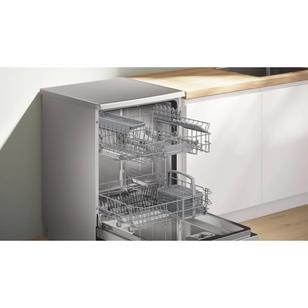Bosch-Lavavajillas de libre instalación, 60 cm, Acero antihuellas,Serie 4, SMS4HTI03E - Imagen 6