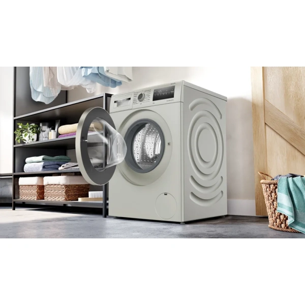 Bosch- Lavadora de carga frontal, 8 kg, 1200 r.p.m., Acero mate antihuellas,Serie 4,WAN2428XES - Imagen 10