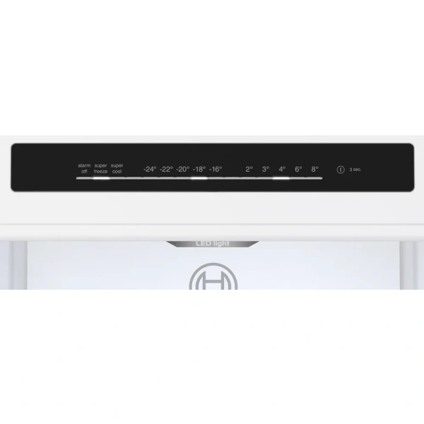 Bosch- Frigorífico combinado de libre instalación, 186 x 60 cm, Acero antihuellas, Total NoFrost,Serie 4,KGN36VIBT - Imagen 11