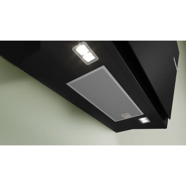 Bosch- Campana decorativa de pared, 80 cm, Cristal negro, Negro,Serie 6,DWK81AN60 - Imagen 10