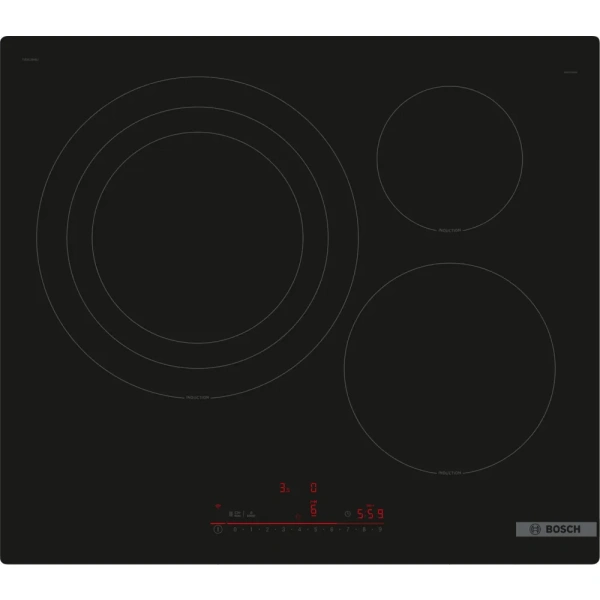 Bosch- Placa de inducción, 60 cm, sin perfiles.Serie 6,PID61RHB1E