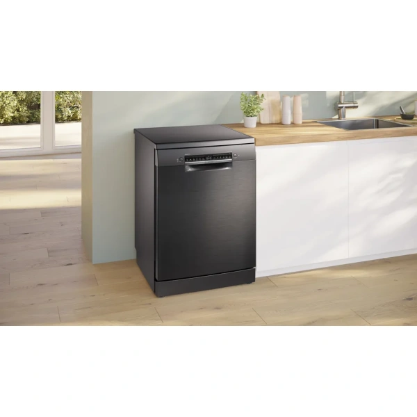 Bosch- Lavavajillas de libre instalación, 60 cm, Acero negro antihuellas,Serie 4,SMS4EMC06E - Imagen 13