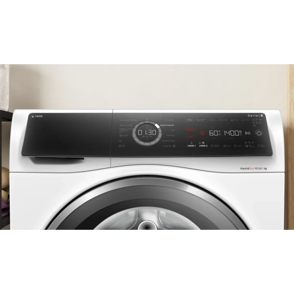 Bosch-Lavadora-secadora, 10.5/6 kg, 1400 r.p.m., Blanco,Serie 8, WNC254A0ES - Imagen 12