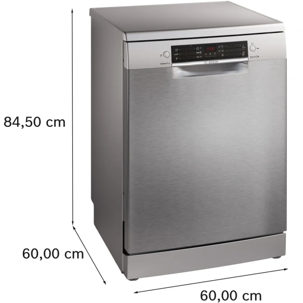 Bosch- Lavavajillas de libre instalación, 60 cm, Acero antihuellas,SMS46KI01E - Imagen 9