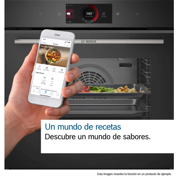 Bosch- Horno, 60 x 60 cm, Negro,Serie 8,HBG7241B1 - Imagen 8