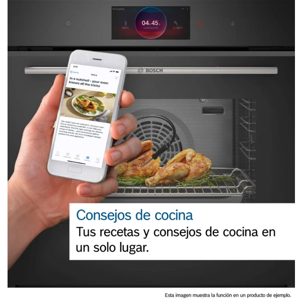 Bosch- Horno, 60 x 60 cm, Negro,Serie 8,HBG7241B1 - Imagen 7