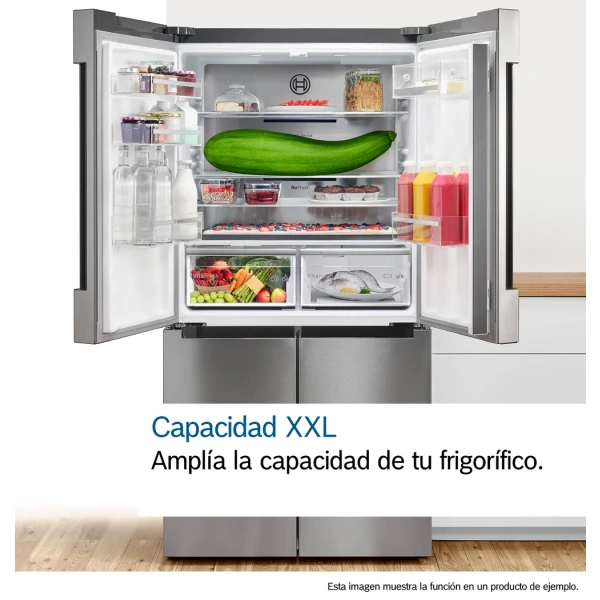 Bosch-Multipuerta, 183 x 90.5 cm, Acero antihuellas, Total NoFrost,Serie 6, KFD96APEA - Imagen 3