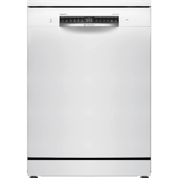 Bosch-Lavavajillas de libre instalación, 60 cm, Blanco,Serie 4, SMS4ECW28E