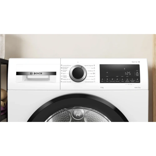 Bosch-Secadora con bomba de calor, 9 kg, Blanco,Serie 6, WQG24200ES - Imagen 11