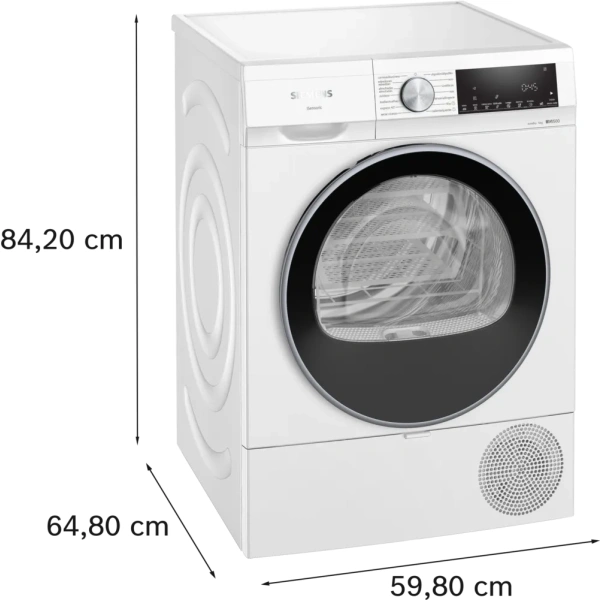 Secadora Siemens bomba de calor, 9 kg, Blanco WQ42G200ES iQ500, - Imagen 6
