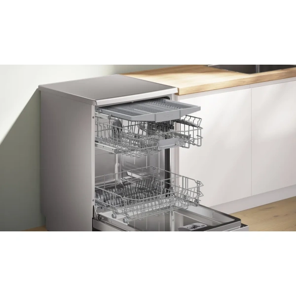 Bosch- Lavavajillas de libre instalación, 60 cm, Acero antihuellas,Serie 4,SMS4HMI07E - Imagen 5