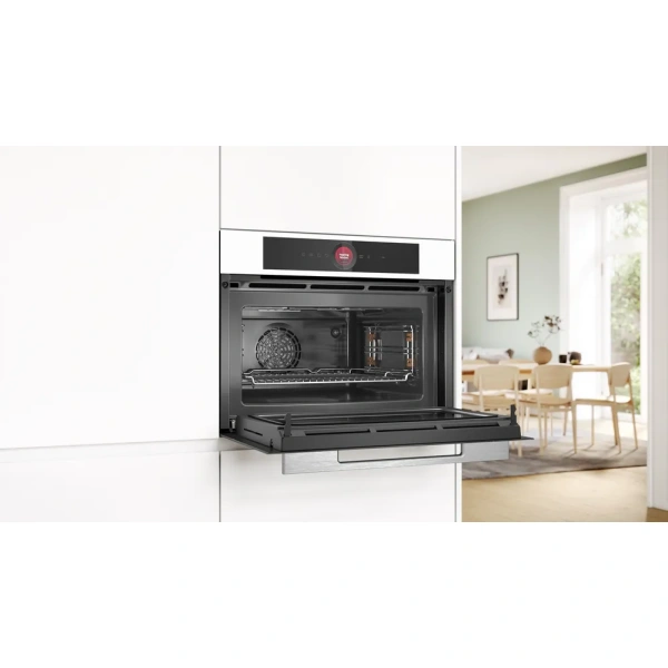 Bosch- Horno compacto con microondas, 60 x 45 cm, Blanco,Serie 8,CMG7241W1 - Imagen 13