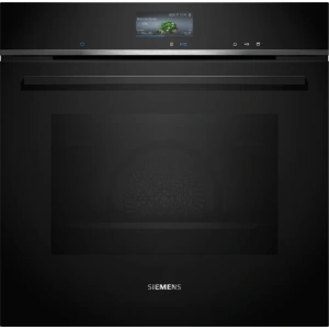 Horno Siemens con vapor 60 x 60 cm Negro iQ700 HS736G3B1