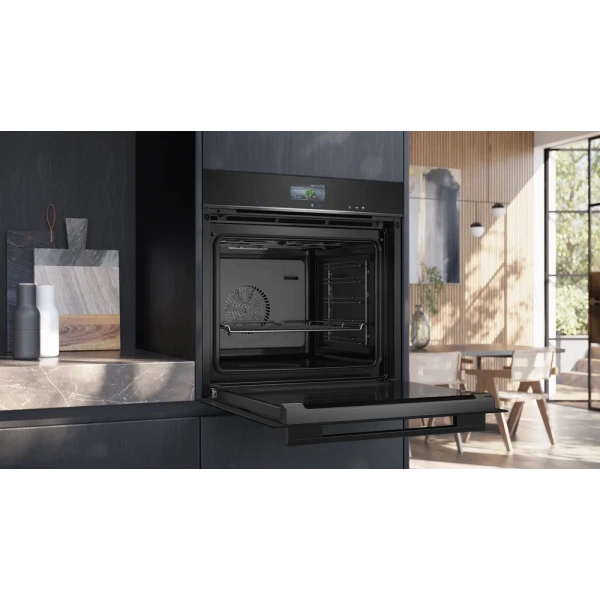 Horno Siemens con vapor 60 x 60 cm Negro iQ700 HS736G3B1 - Imagen 5