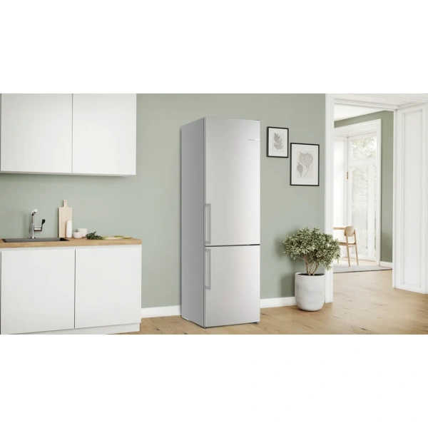 Bosch-Frigorífico combinado de libre instalación, 203 x 60 cm, Acero antihuellas, Total NoFrost,Serie 6, KGN39AIAU - Imagen 11