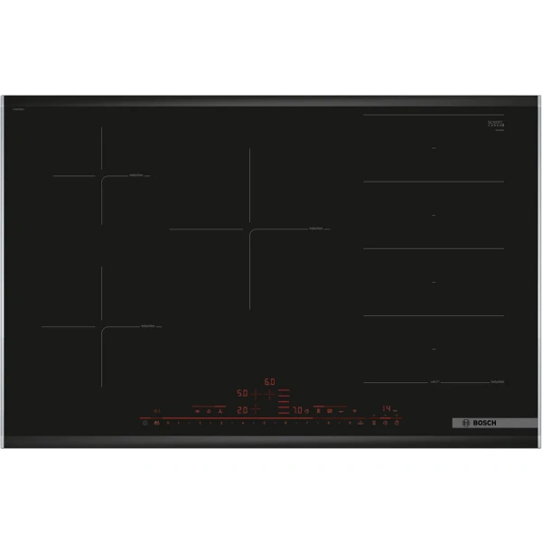 Bosch- Placa inducción, 80 cm, con perfiles,Serie 8, PXV875DV1E