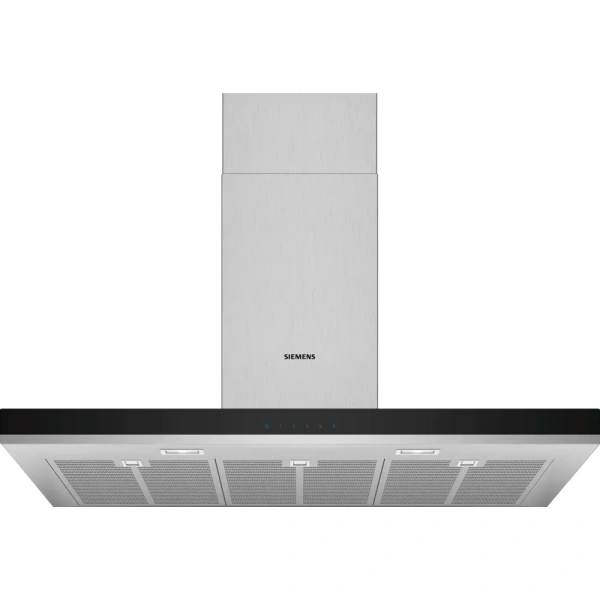 Campana Siemens pared, 90 cm, Acero inoxidable iQ300,LC97BHM50 - Imagen 2