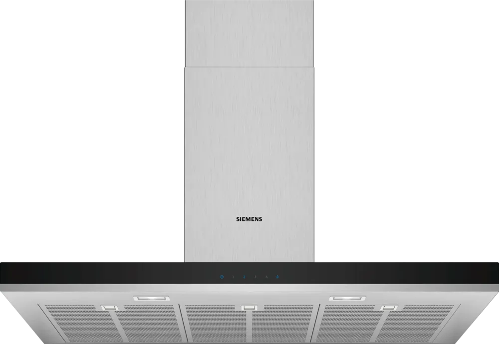 Campana Siemens pared, 90 cm, Acero inoxidable iQ300,LC97BHM50