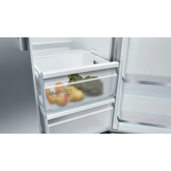 Bosch-Frigorífico americano, 178.7 x 90.8 cm, Acero antihuellas, Total NoFrost,Serie 6, KAD93AIEP - Imagen 11