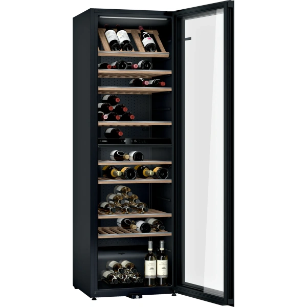 Bosch-Vinoteca con puerta de cristal , 186 x 60 cm,Serie 6, KWK36ABGA - Imagen 8