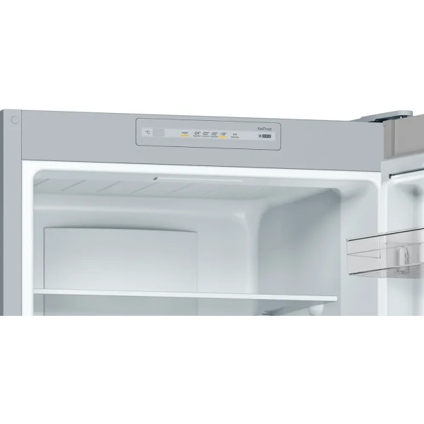Bosch-Frigorífico combinado de libre instalación, 176 x 60 cm, Acero mate antihuellas, Total NoFrost,Serie 2, KGN33NLEB - Imagen 10