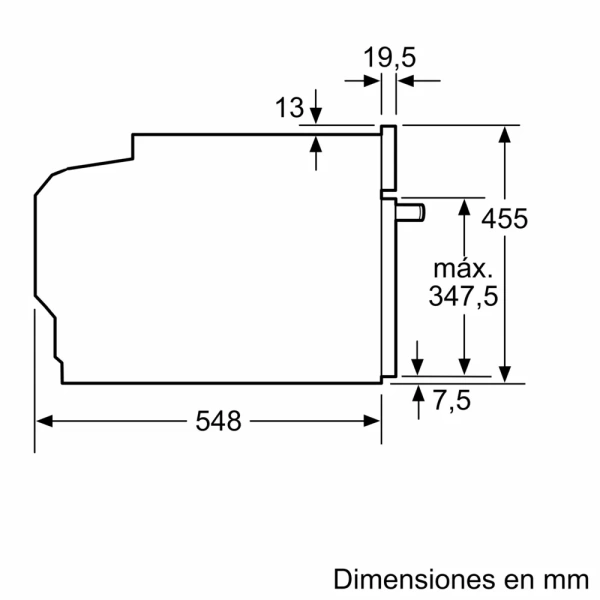 Bosch-Horno compacto, 60 x 45 cm, Negro,Serie 8, CBG7341B1 - Imagen 2