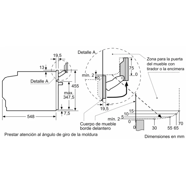 Bosch-Horno compacto con vapor, 60 x 45 cm, Negro,Serie 8, CSG7361B1 - Imagen 2