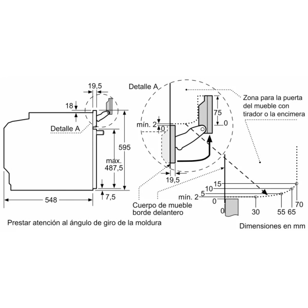 Bosch-Horno con vapor, 60 x 60 cm, Blanco,Serie 8, HSG7361W1 - Imagen 4