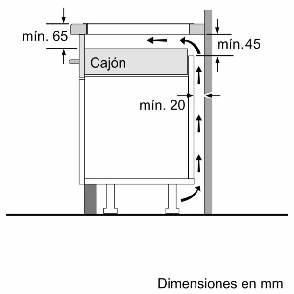 Bosch- Placa de inducción, 60 cm, sin perfiles,Serie 6, PIJ631HC1E - Imagen 3