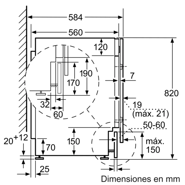 Bosch-Lavadora-secadora, 7/4 kg,Serie 6, WKD28543ES - Imagen 3