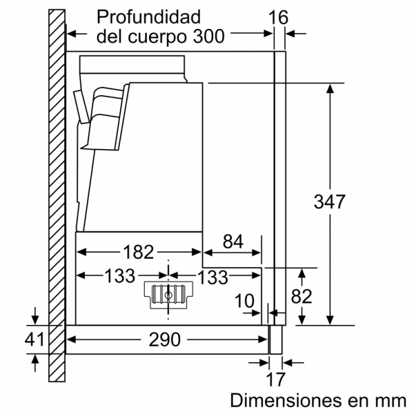 Bosch-Campana telescópica, 60 cm, Plateado,Serie 4, DFS067A51 - Imagen 8