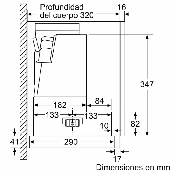 Bosch-Campana telescópica, 60 cm, Plateado,Serie 4, DFS067A51 - Imagen 7
