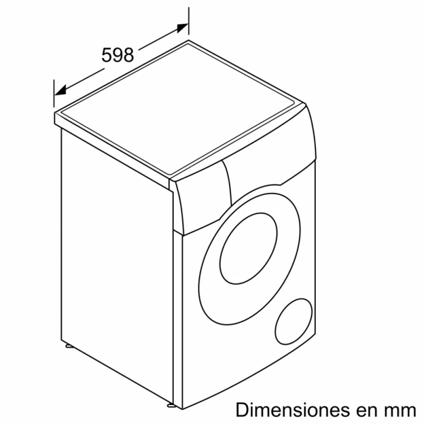 Bosch-Lavadora-secadora, 10.5/6 kg, 1400 r.p.m., Blanco,Serie 8, WNC254A0ES - Imagen 2