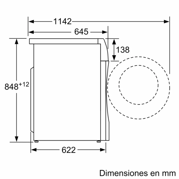 Lavadora-secadora Siemens 10.5/6 kg, 1400 r.p.m. iQ700 WN54C2A0ES - Imagen 11