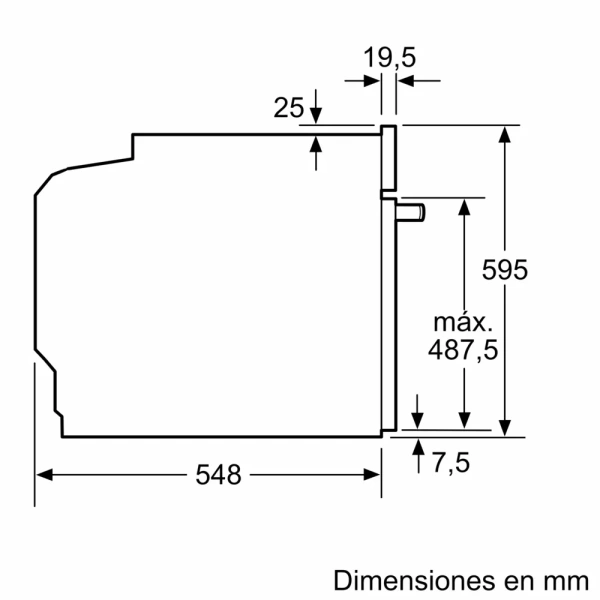Bosch-Horno con vapor, 60 x 60 cm, Acero inoxidable,Serie 4, HQA574ES3 - Imagen 4