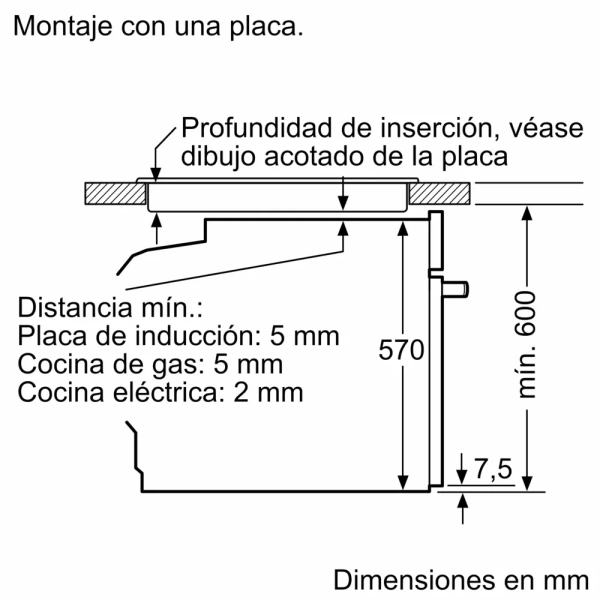 Bosch-Horno con vapor, 60 x 60 cm, Acero inoxidable,Serie 4, HQA574ES3 - Imagen 3