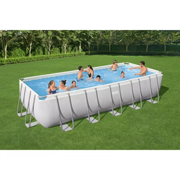 Piscina Desmontable Power Steel 640x274x132 cm con Bomba de arena-Bestway - Imagen 2