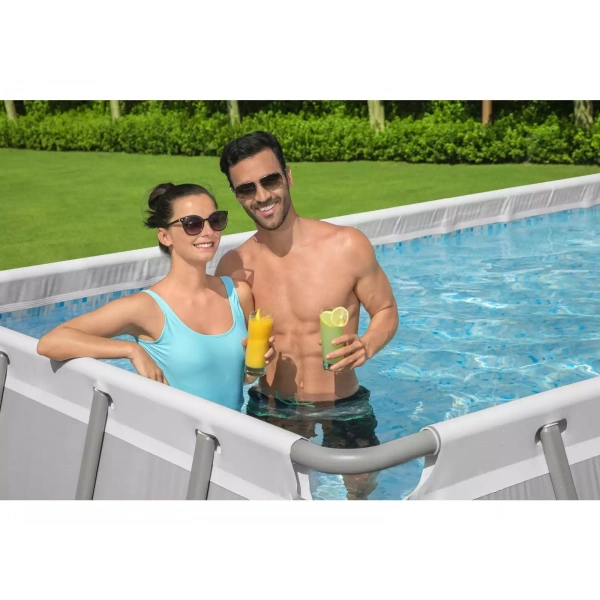 Piscina Desmontable Power Steel 640x274x132 cm con Bomba de arena-Bestway - Imagen 3