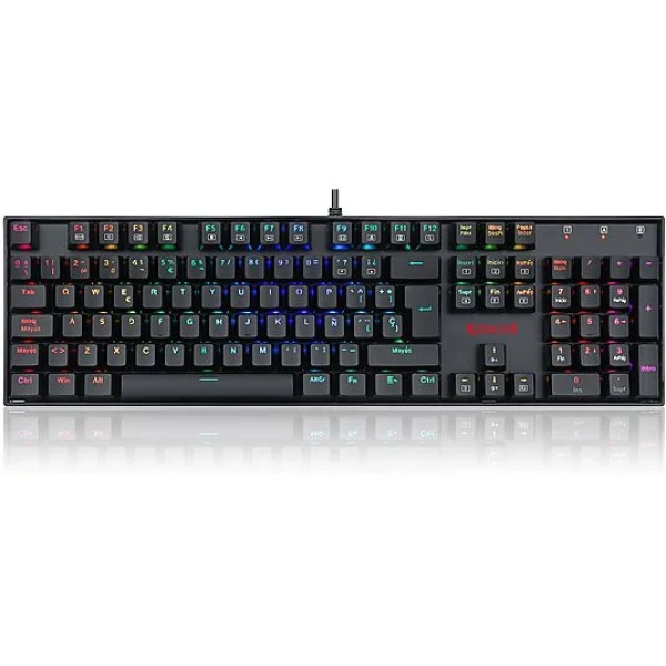 Teclado gaming - REDRAGON K551RGB-1R-SPS, Alámbrico, Teclas iluminadas, Negro - Imagen 5