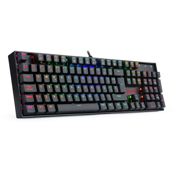Teclado gaming - REDRAGON K551RGB-1R-SPS, Alámbrico, Teclas iluminadas, Negro - Imagen 3